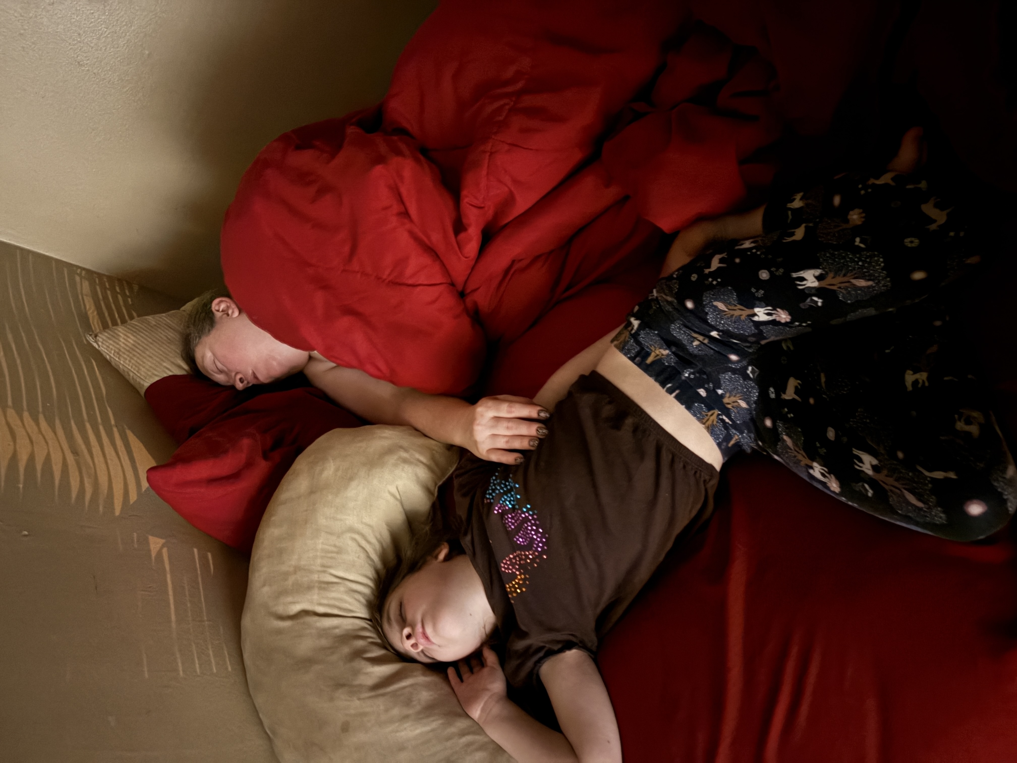 Children sleeping together